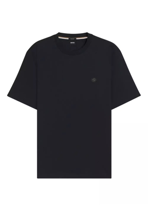 BOSS Double B-plaque cotton T-shirt - Black
