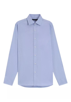 BOSS long-sleeve cotton shirt - Blue