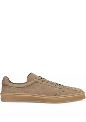 BOSS x Beckham suede low-top sneakers - Neutrals