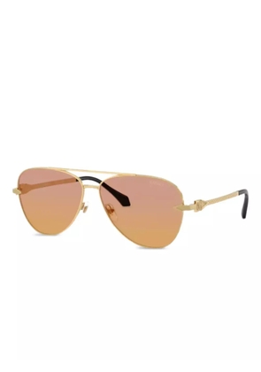Versace Eyewear aviator-frame sunglasses - Gold