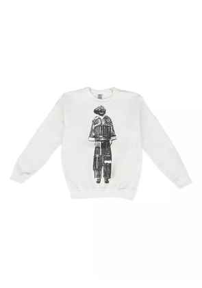 DRx FARMAxY FOR LN-CC graphic-print sweatshirt - White