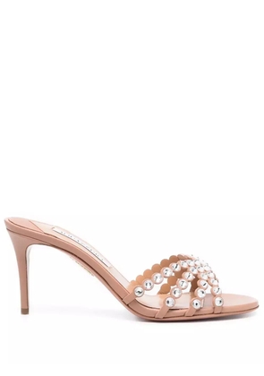 Aquazzura 75mm Tequila sandals - Neutrals