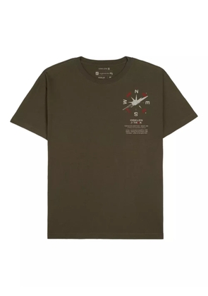 Osklen Compass-print T-shirt - Green