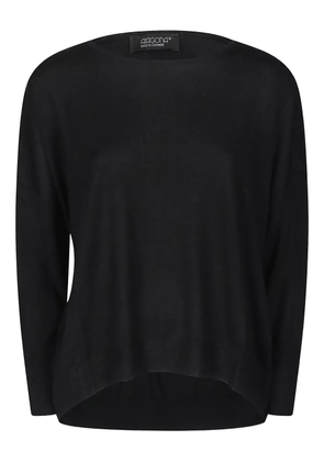 Aragona boat-neck wool jumper - Black