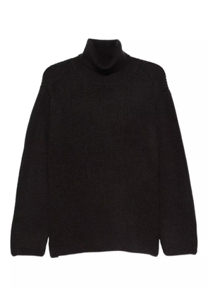 P.A.R.O.S.H. high-neck ribbed sweater - Black