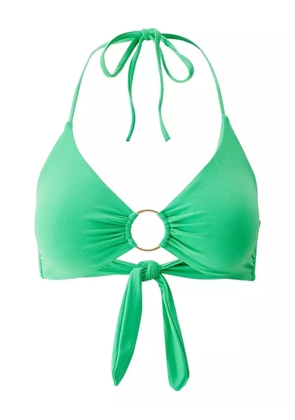 Melissa Odabash ring-detail halter bikini top - Green