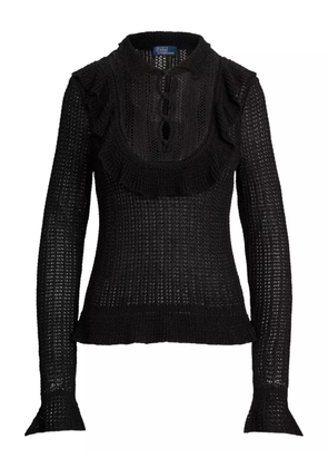 Polo Ralph Lauren open-knit pullover - Black