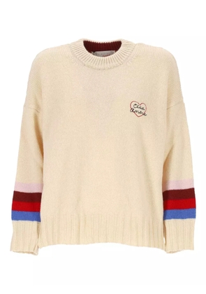 Giada Benincasa crew-neck striped sweater - Neutrals