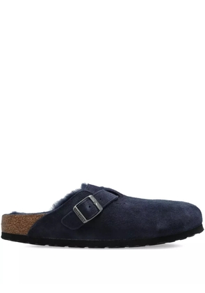 Birkenstock Boston Shearling suede sandals - Blue