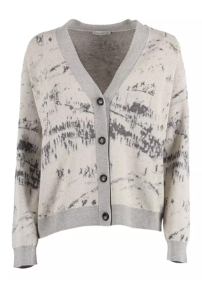 Ballantyne V-neck cardigan - Neutrals