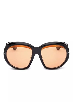 TOM FORD Eyewear shiny frame sunglasses - Black