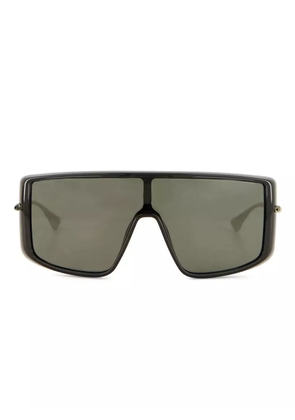 Alexander McQueen Eyewear shield-frame sunglasses - Black