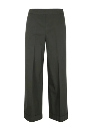 Kiltie pleated-detailing trousers - Green
