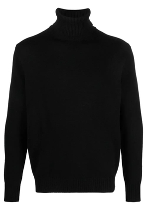 Ballantyne roll-neck wool jumper - Black
