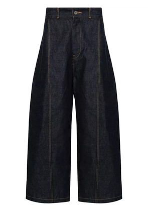SAGE NATION seam-detail wide-leg jeans - Blue