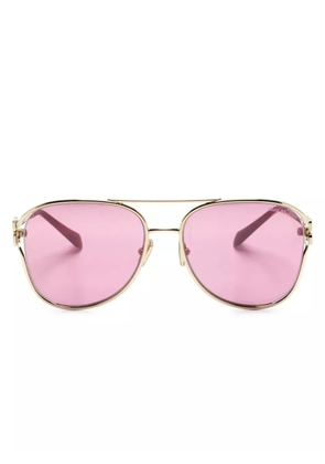 Miu Miu Eyewear pilot-frame sunglasses - Gold