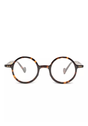 A BATHING APE® round-frame glasses - Brown