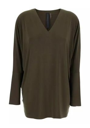 Norma Kamali V-neck top - Green