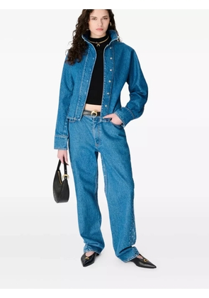 Marine Serre Moon Laser wide-leg jeans - Blue