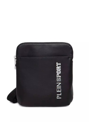 Plein Sport Arizona logo-embellished shoulder bag - Black