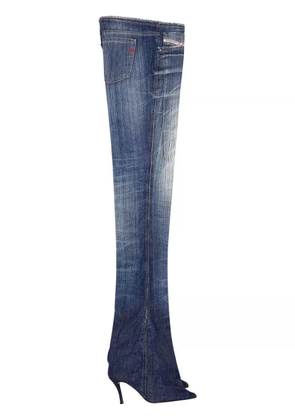 Diesel heeled low-rise bootcut jeans - Blue
