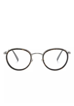 Moncler Eyewear ML5153 Oval Eyeglasses - Brown