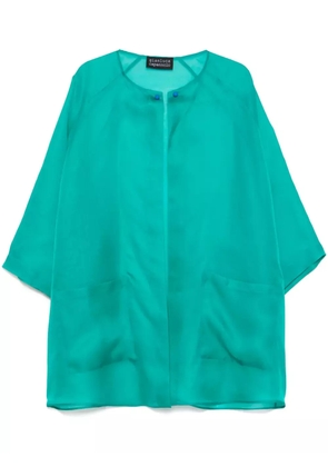 Gianluca Capannolo silk coat - Blue