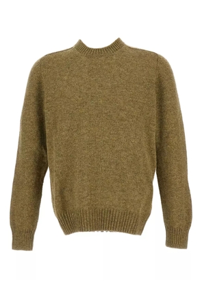 Gran Sasso ribbed crew-neck sweater - Brown