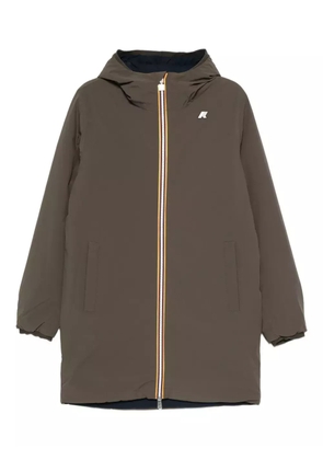 K-Way hooded zip-front jacket - Green