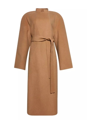 KHAITE Rothen belted coat - Neutrals