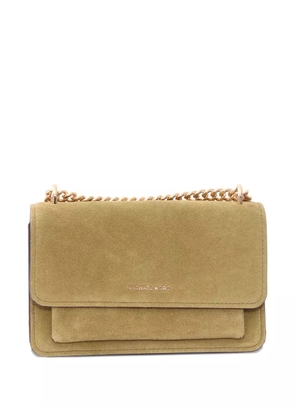 Michael Michael Kors large Claire suede shoulder bag - Green