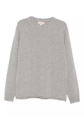 120% Lino round-neck sweater - Grey