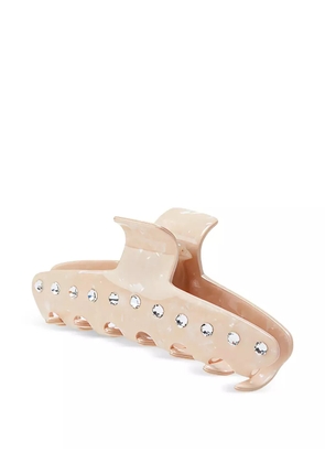 Maison Michel crystal-embellished hair clip - Pink