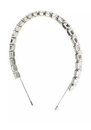 Maison Michel Taylor crystal-embellishment headband - Silver