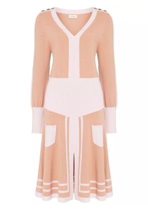 Temperley London Bretton knitted midi dress - Pink