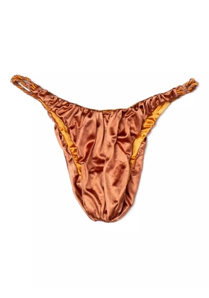 Isa Boulder Tinytwist bikini bottom - Brown