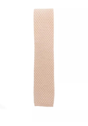 Husbands knitted tie - Neutrals