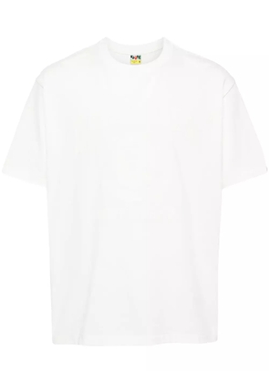 A BATHING APE® logo-print cotton T-shirt - White