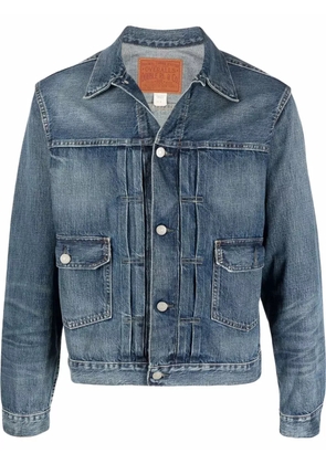 Ralph Lauren RRL SELVEDGE DENIM-RRL TYPE 2-UNLINED-TRUCKER JACKET - Blue