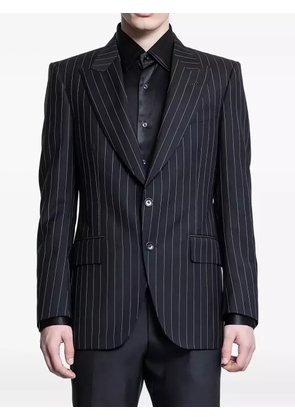 TOM FORD pinstripe single-breasted blazer - Black