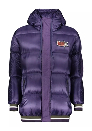 Herno drawstring-hood quilted jacket - Purple