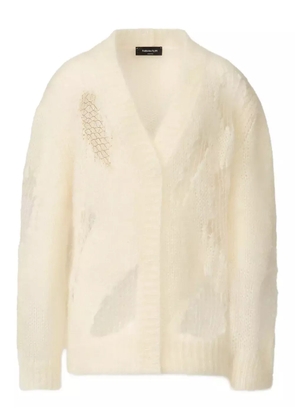 Fabiana Filippi long-sleeves cardigan - White