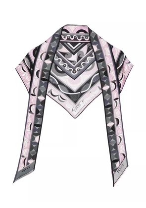 PUCCI printed silk scarf - Pink