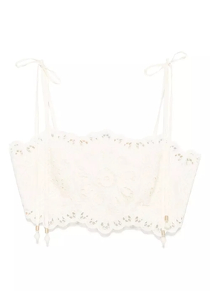 ZIMMERMANN cropped top - Neutrals
