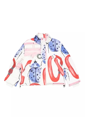 Stine Goya beetle-print jacket - White