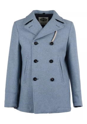 Camplin double-breasted coat - Blue