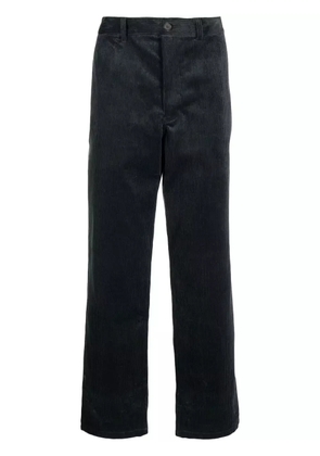Wood Wood corduroy straight-leg cut trousers - Blue