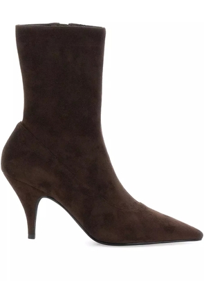 Jeffrey Campbell pointed-toe ankle boots - Brown