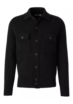 Gran Sasso wool cardigan - Black