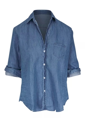 Frank & Eileen curved-hem denim shirt - Blue